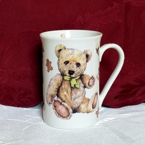Vintage Kent Pottery Porcelain Mug Bears Kids Cup